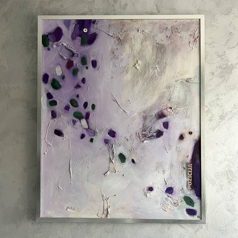 Original Abstract Expressionism Abstract Painting by Iva Šijan