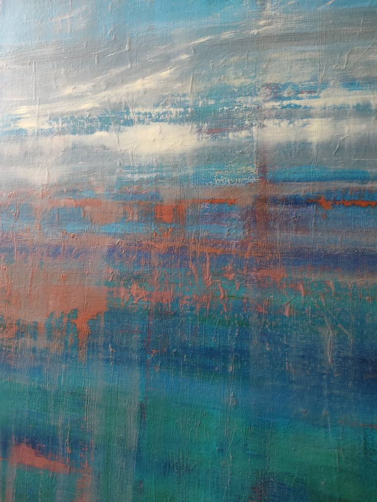 Original Abstract Landscape Painting by Macha Gorodilov