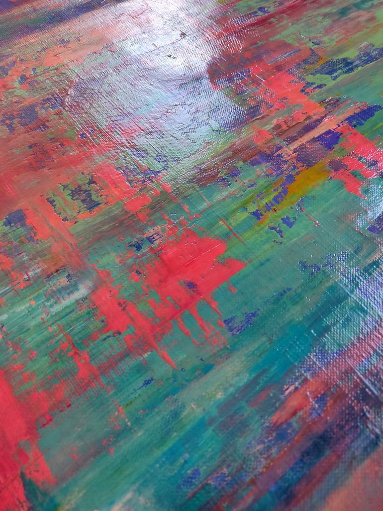 Original Abstract Expressionism Abstract Painting by Macha Gorodilov
