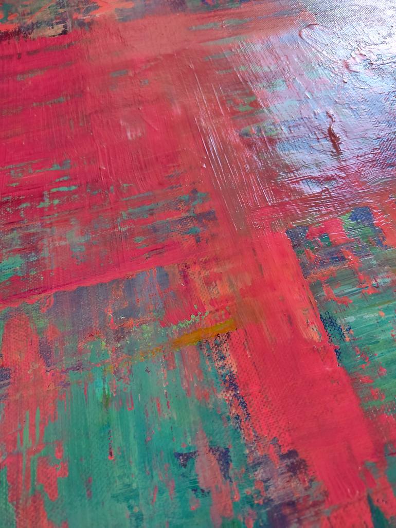 Original Abstract Expressionism Abstract Painting by Macha Gorodilov