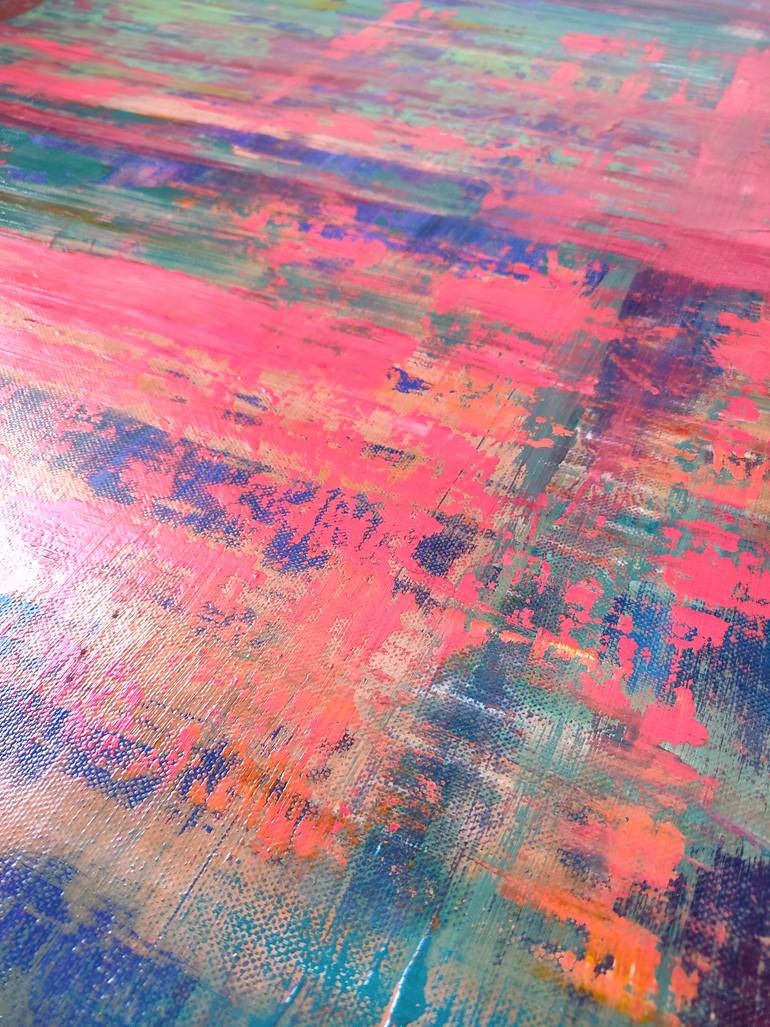 Original Abstract Expressionism Abstract Painting by Macha Gorodilov