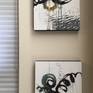 Each of my paintings fits somewhere between the structure of order and the looseness of chaos. In this series of Travelogue paintings, I took inspiration from the loose flowing brushstrokes of Chinese calligraphy, and the drawn patterns of water reflecting light.