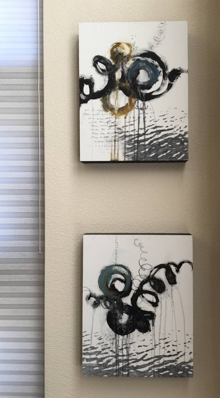 Original Conceptual Abstract Painting by Amy Guion Clay