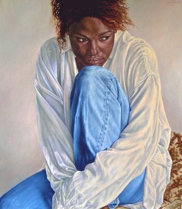 Original Figurative Portrait Painting by Paolo Campa