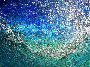 Original Abstract Water Paintings by Gwen Duda