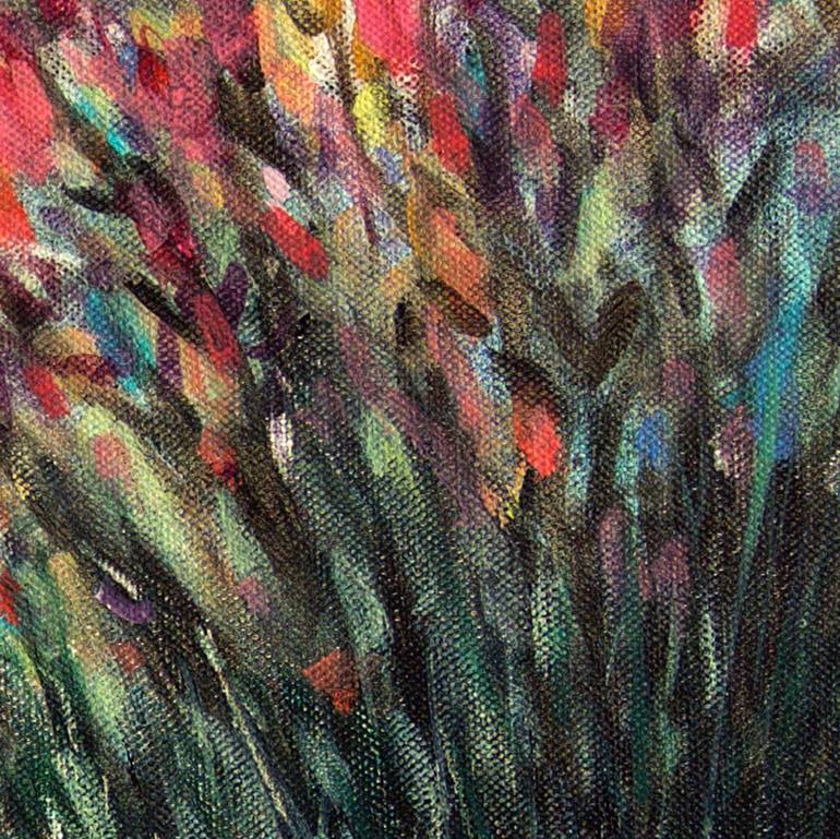 Original Abstract Garden Painting by Gwen Duda