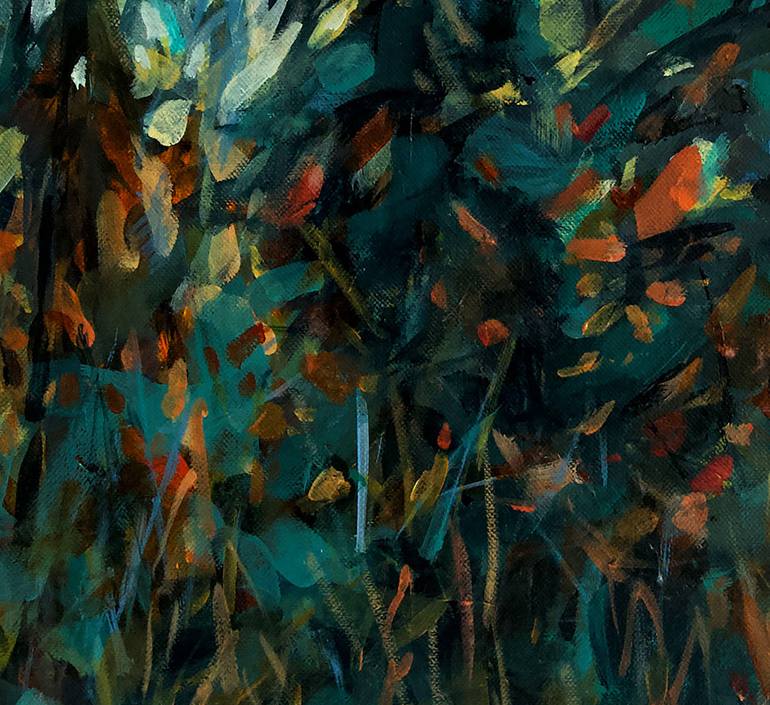 Original Abstract Expressionism Landscape Painting by Gwen Duda