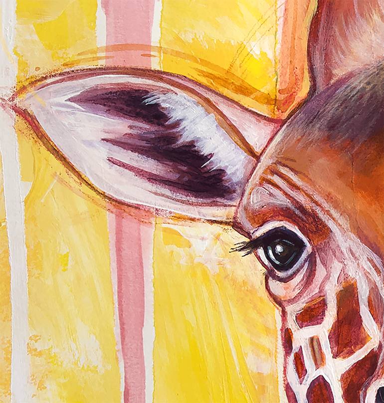 Original Expressionism Animal Painting by Gwen Duda