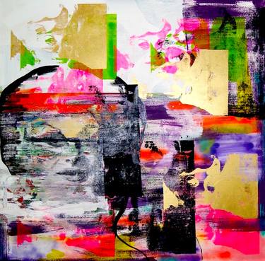 Original Abstract Pop Culture/Celebrity Paintings by Sharon Farrelly
