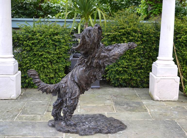 Original Dogs Sculpture by Tanya Russell
