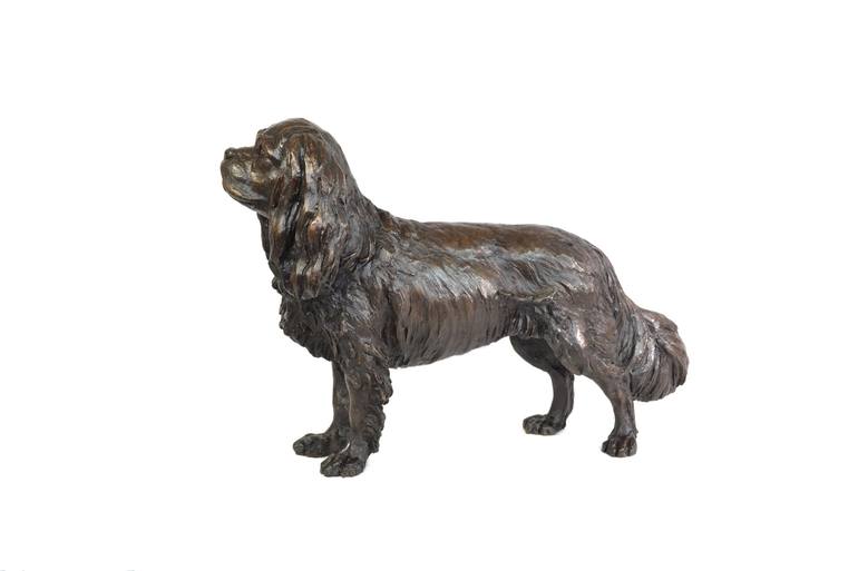 Original Fine Art Dogs Sculpture by Tanya Russell