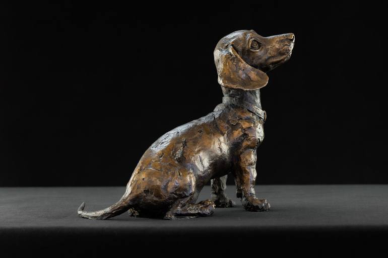 Original Dogs Sculpture by Tanya Russell