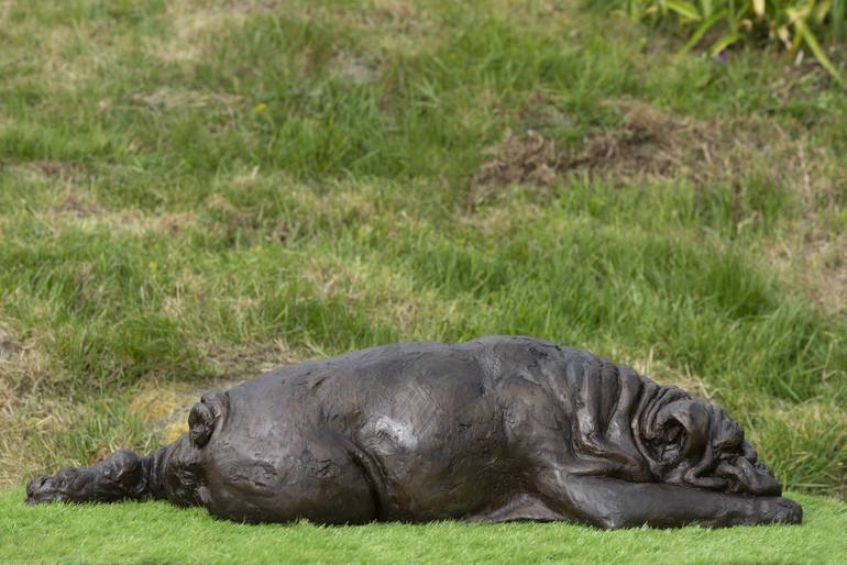 Original Other Dogs Sculpture by Tanya Russell