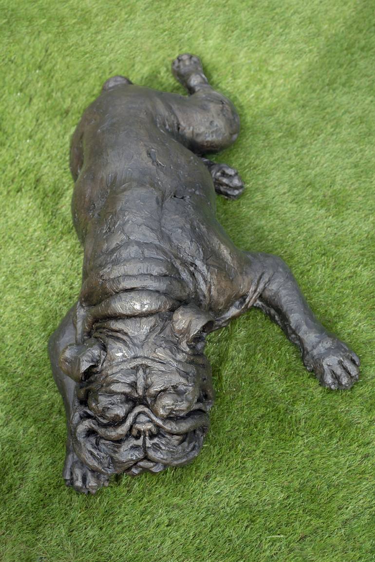 Original Other Dogs Sculpture by Tanya Russell