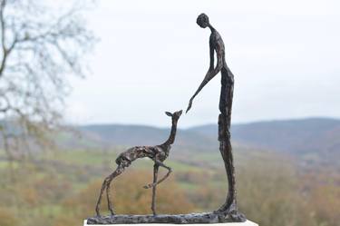 Original Abstract Animal Sculpture by Tanya Russell