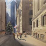Wall Street Christmas tree by Eleanor Mill