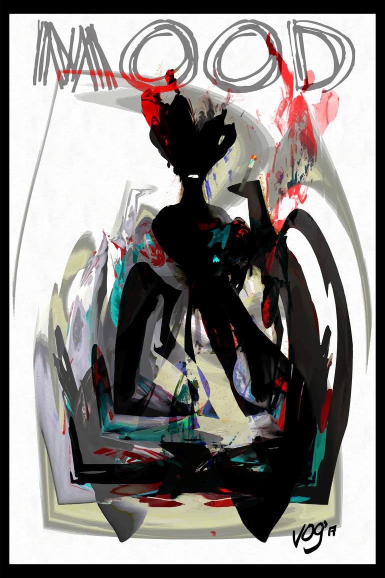 Original Abstract Expressionism Other Mixed Media by Vincent-Olivier Gagnon