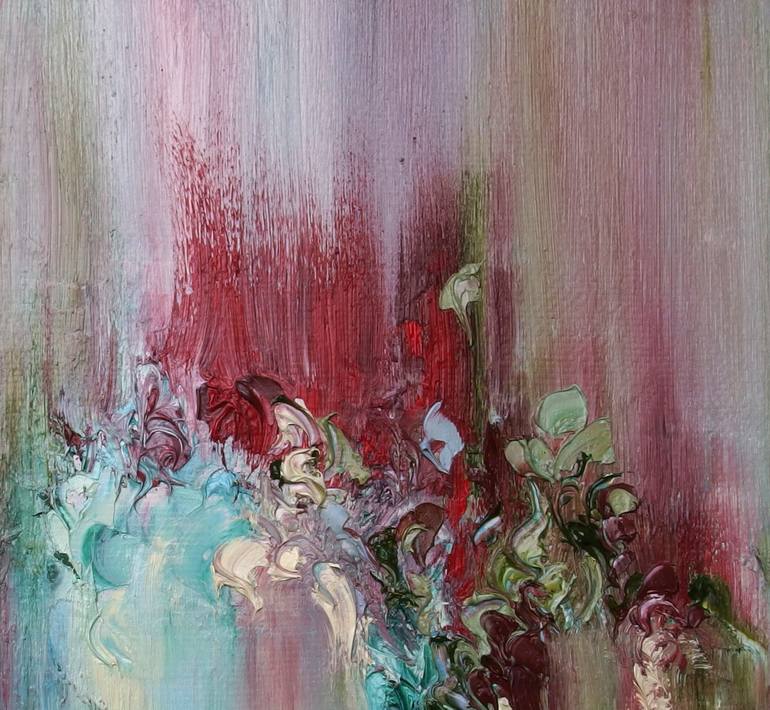 Original Abstract Floral Painting by Sergey Martynov