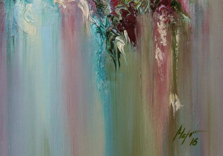 Original Abstract Floral Painting by Sergey Martynov