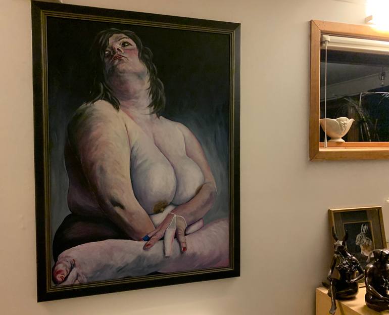 Original Classicism Nude Painting by Ewen Welsh