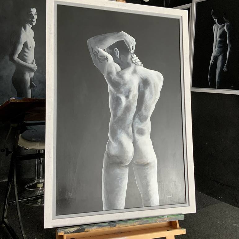 Original Figurative Men Painting by Ewen Welsh