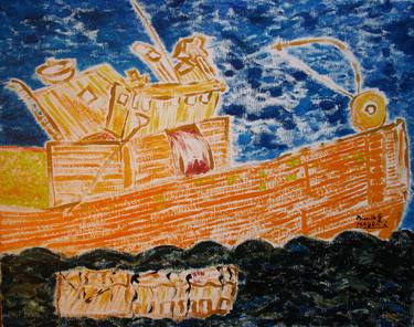 Print of Conceptual Boat Paintings by Priscilla Johann Maurice