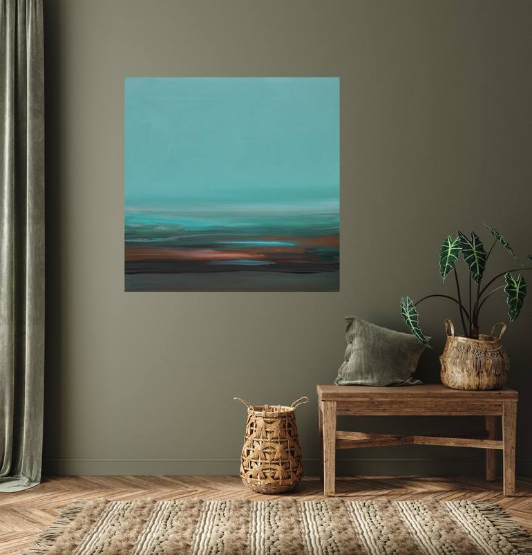 Original Abstract Seascape Painting by Ute Laum