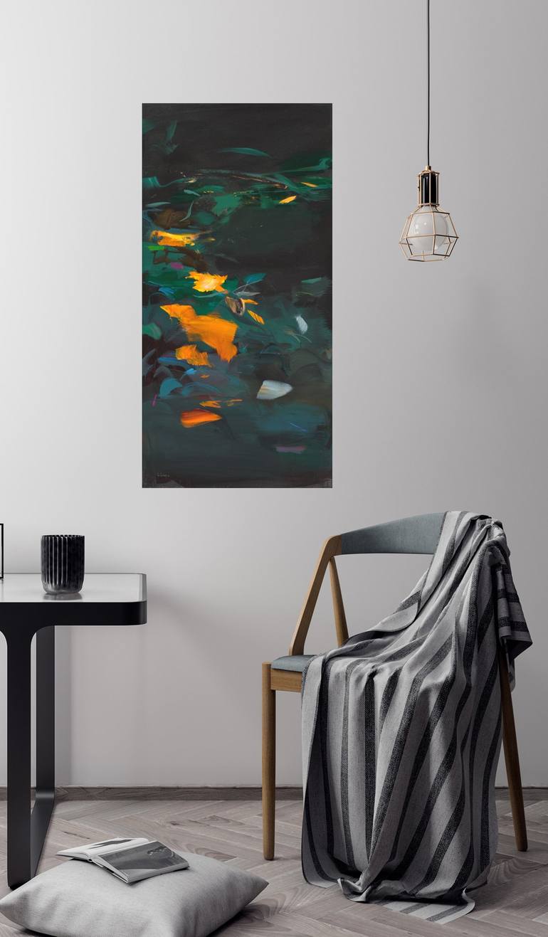 Original Abstract Seasons Painting by Ute Laum