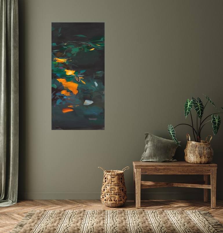 Original Abstract Seasons Painting by Ute Laum