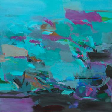 Original Abstract Expressionism Abstract Paintings by Ute Laum