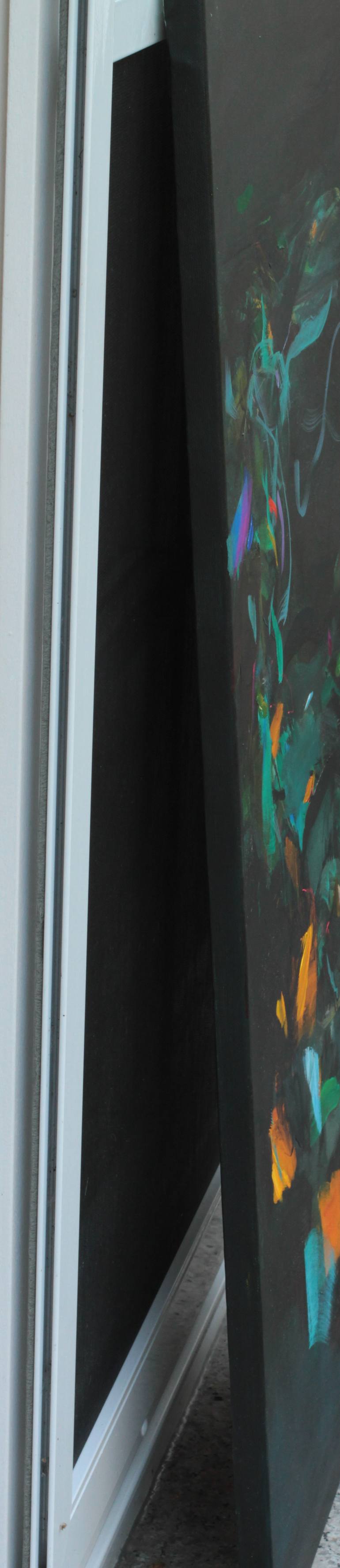 Original Abstract Garden Painting by Ute Laum