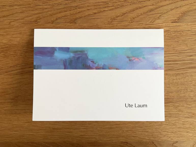 Original Abstract Botanic Painting by Ute Laum