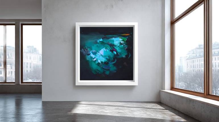 Original Abstract Expressionism Abstract Painting by Ute Laum