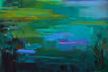 Original Abstract Landscape Paintings by Ute Laum