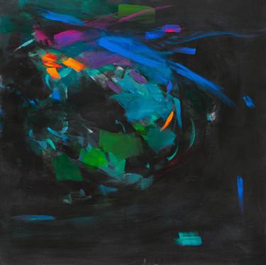 Original Abstract Expressionism Abstract Paintings by Ute Laum