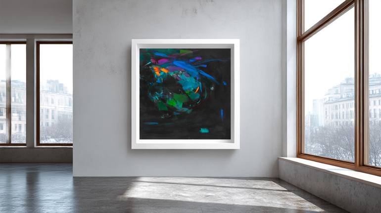 Original Abstract Expressionism Abstract Painting by Ute Laum