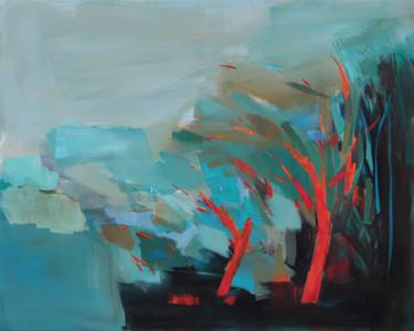 Original Abstract Landscape Paintings by Ute Laum