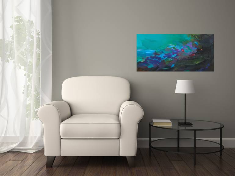 Original Abstract Expressionism Abstract Painting by Ute Laum