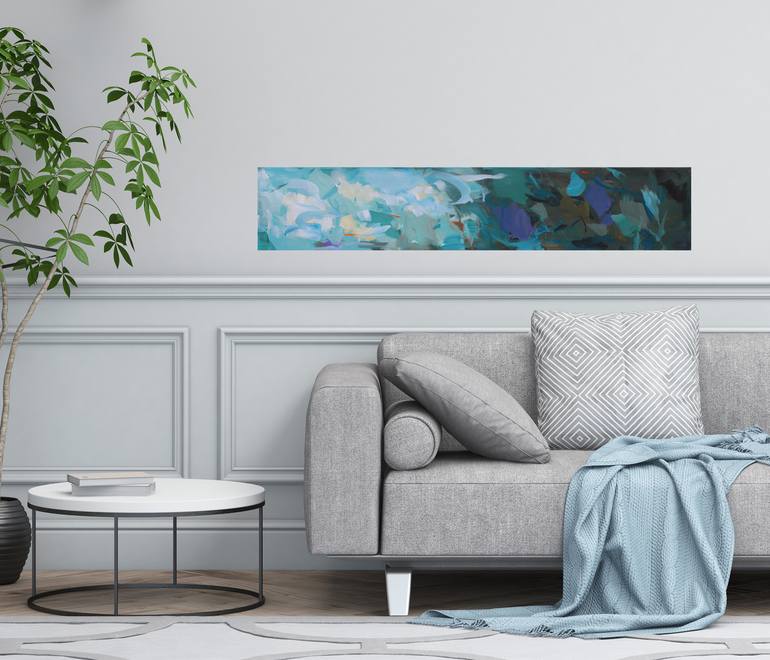 Original Abstract Expressionism Abstract Painting by Ute Laum