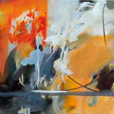 Original Expressionism Abstract Paintings by Ute Laum