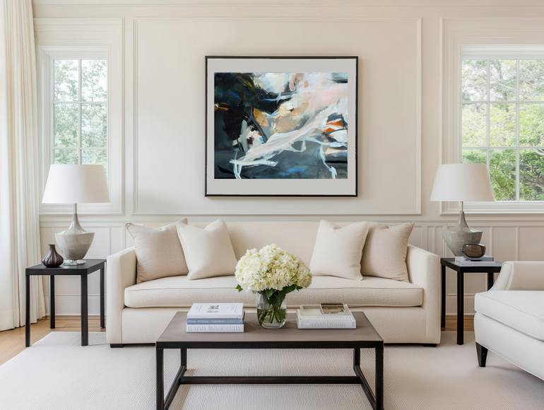 Original Abstract Expressionism Abstract Painting by Ute Laum