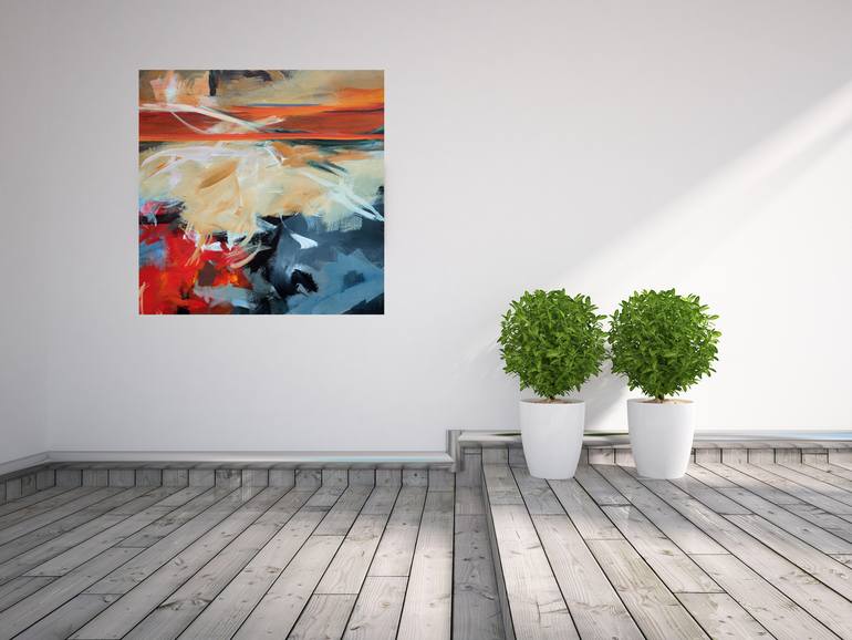 Original Fine Art Abstract Painting by Ute Laum