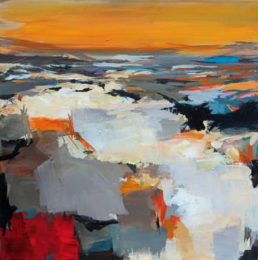 Original Abstract Landscape Paintings by Ute Laum