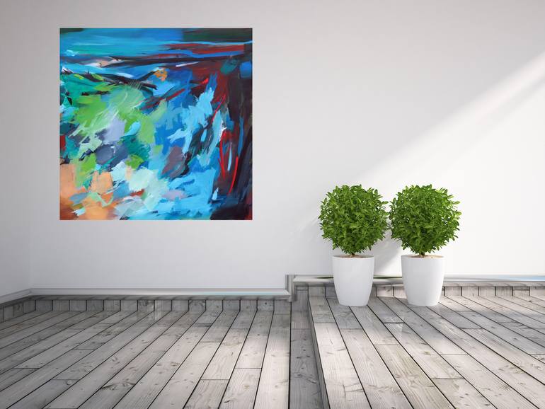 Original Abstract Painting by Ute Laum