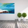 Inspired by the rough sea in northern Germany
Abstract painting, seascape, acrylic on canvas; 120x80 cm; ready to hang, no framing required. Varnished including UV protection. My artworks will be shipped in a cardboard box, covered with a medium density fiberboard on both sides against puncture.