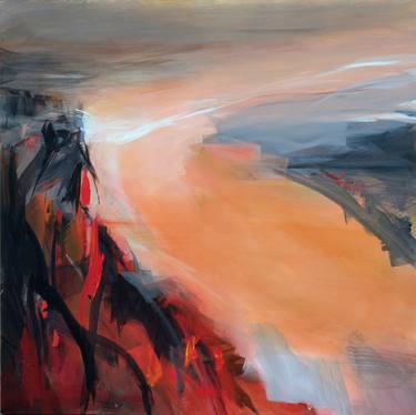 Original Abstract Landscape Paintings by Ute Laum