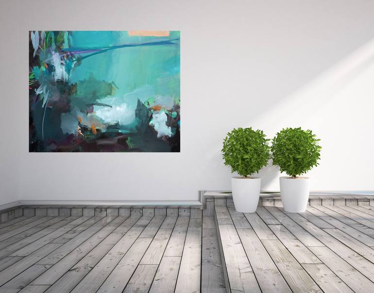 Original Abstract Painting by Ute Laum