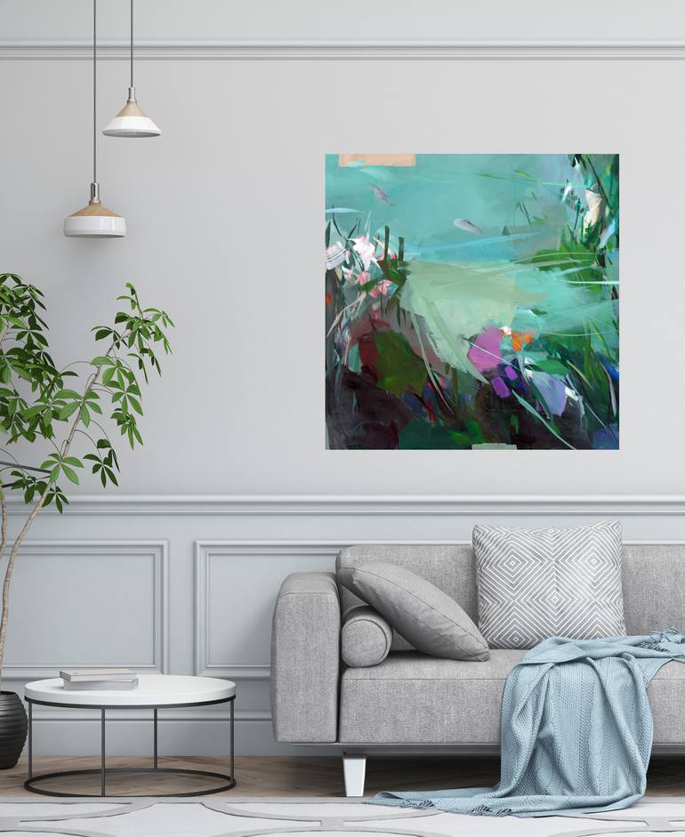 Original Abstract Painting by Ute Laum