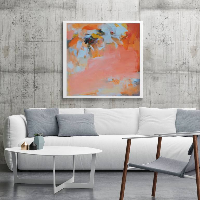 Original Abstract Fantasy Painting by Ute Laum