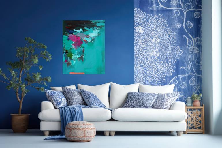 Original Abstract Painting by Ute Laum